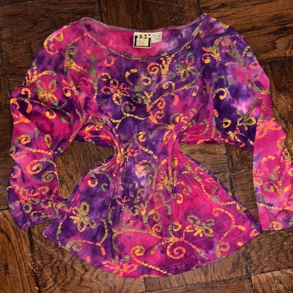 takes two Tops - Vintage Takes Two embroidered top